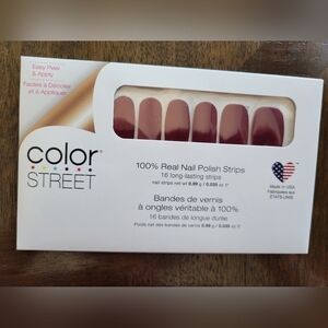 Color street Retired Venetian Velvet Real Nail Polish Strips